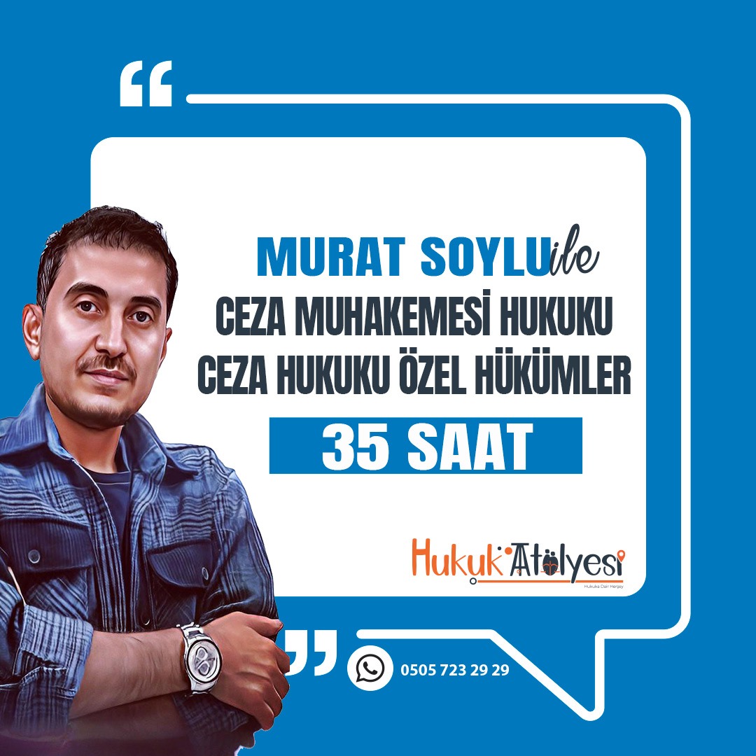 Hmgs - Hakimlik CMK Ceza Hukuku Özel Hükümler 