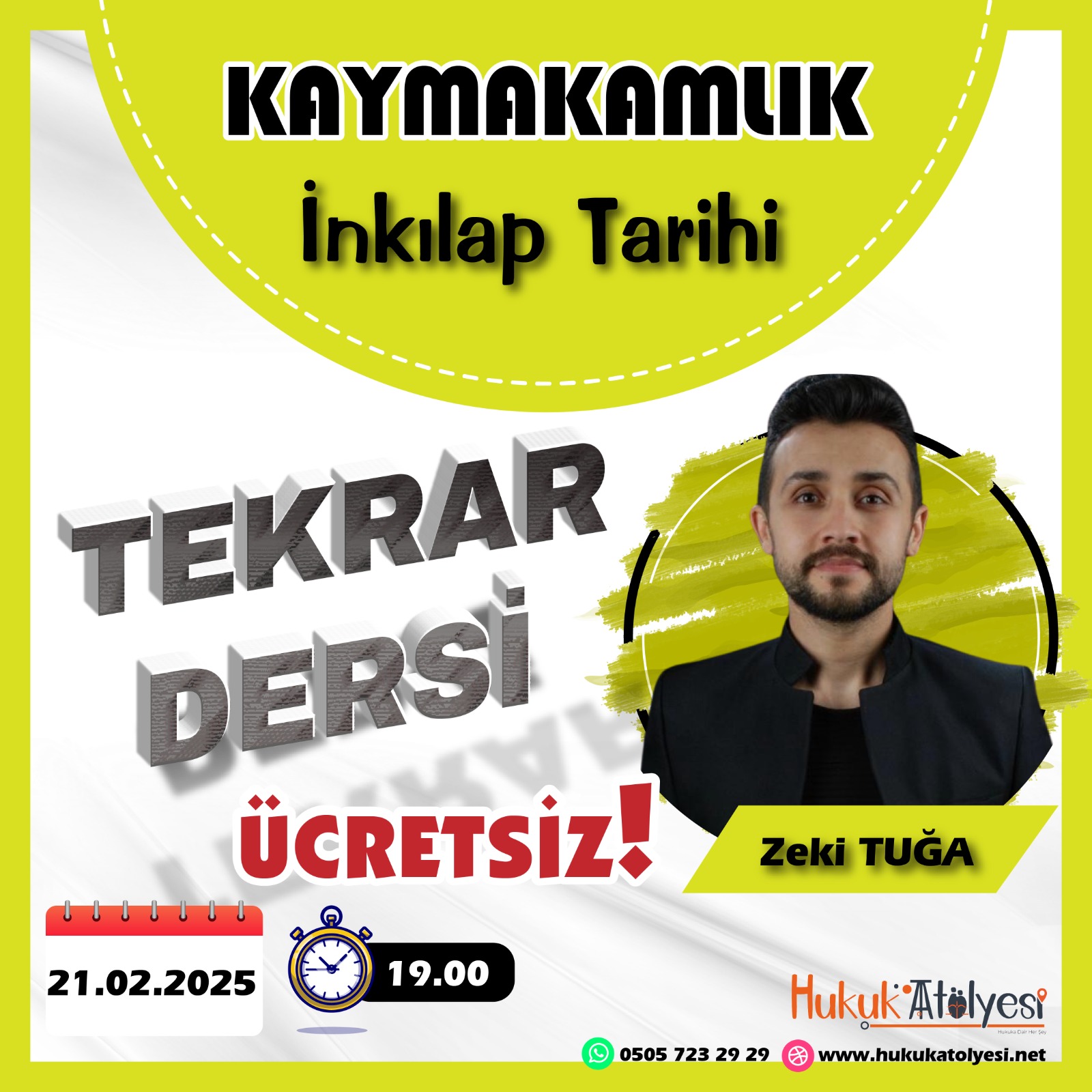 Kaymakamlık İnkılap Tarihi Tekrar Dersi - Ücretsiz Canlı Ders